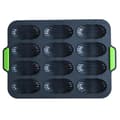 Mini Baguette Stekeplate 34.5x 24 Cm Non-stick Perforert Plate Brød Crisping Brette Loaf Stekepanne