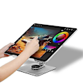 Pikkukuva 3 / 5: Tablet-telineen pidike alumiiniseos 6-14 tuuman älypuhelinteline työpöydän pidike hands-free-käyttöön