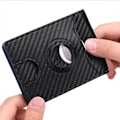 Miniatyrbillede 3 af 5: Herrepung, RFID-blokerende pung, pung til mænd, bifold-pung, flip-pung, pung til mænd, slank bifold-pung, superfin fiber PU syntetisk læder