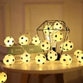 Miniatyrbillede 1 af 5: 3m LED Fodbold Lyskæde Garland USB-drevet Fodbold Fe Lys til Hjemmefest