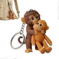 Protect Punch The Monkey-nøkkelring, 2D akryl søt Punch Monkey-nøkkelring C