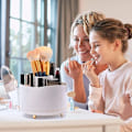 Miniatyrbillede 6 af 7: Make-up Organizer Kosmetik Organizer, 360° Roterende Kosmetikboks til Toiletbord Badeværelse