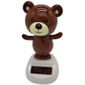 Miniatyrbillede 1 af 5: Solbjørn Bobble Shaking Head Dancing Toy Figurine Statue Bil Dash Board Dekoration Ornamenter