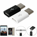 Miniatyrbilde 2 av 5: Type C til Micro Adapter V8 Android OTG Type-c Usb C Adapter Micro Type-5pcs Svart