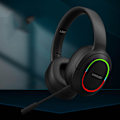 Miniatyrbillede 3 af 5: Over-Ear Bluetooth-hovedtelefoner LED-belysning Foldbare trådløse øretelefoner Lav latenstid med mikrofon og åndedrætslys (Style 2)