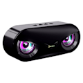 Miniatyrbillede 1 af 5: M6Led syvfarvet lys trådløs Bluetooth-højttaler dobbelt højttaler subwoofer høj lydstyrke desktop-kortlyd