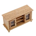 Pikkukuva 5 / 5: 1:12-asteikkoinen nukkekodin säilytystelevisio, miniatyyri, miniatyyri, puiset huonekalut, lasten lahja, puun väri