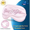 Miniatyrbild 3 av 5: 6 stycken sidenögonmasker för sömn, mjuka ögonbindel, satinögonmask, justerbar rem, ögonmask för sömn, ögonbindel för natten, ögonmask för kvinnor