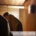 Miniatyrbilde 2 av 3: Automatisk LED-nattlys [1-pakning] Klebende bevegelsessensor vegglys Veggmontert nattlys