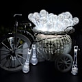 Miniatyrbilde 2 av 4: 6,5 m 30 LED utendørs solcelledrevne julelys 30 LED 8 moduser dekorative for hage uteplass hjem Chri