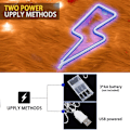 Miniatyrbild 4 av 5: Led Flash Neon Skyltar Led Neon Skyltar, Batterier Eller Usb-Drivna Neonljus