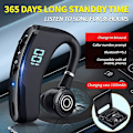 Pikkukuva 2 / 5: Bluetooth-kuuloke Led langaton kuuloke Bluetooth5.2 kuuloke 180 astetta kääntyvä korvakoukku Business Driving kuuloke Business Bluetooth-kuuloke
