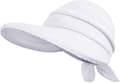 Wekity Simplicity Hatter for Kvinner Konvertibel Strand Visor Hat