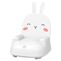 Miniatyrbillede 2 af 3: Usb-opladningslys, Bluetooth-højttaler, natlys, soveværelseslampe, lille natlys, Bluetooth-lydsystem（Gratis størrelse，Hvid）