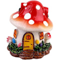Miniatyrbillede 1 af 5: Harpiks Svampehus, Fehus, Mini Harpiks Svampe Diy Plante Statue, Vandtæt Udendørs Have Sta