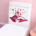 Pikkukuva 2 / 5: Dww-2 kpl Love Red Lips -tarra, hauska seinätarra vessaan, kylpyhuoneeseen, keittiöön, PVC