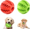 2 stycken hundmolarkulor, hundgummi tuggboll, oförstörbar hundboll, robust gummikula