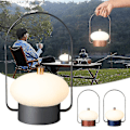 Miniatyrbilde 2 av 5: Bærbar nattlys utendørs atmosfærelys Praktisk lading Dekorativ bordlampe Kreativ gave Nattlys（romgrå）
