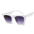 Pikkukuva 1 / 5: Fashion Square Aurinkolasit Naiset Designer Luxury Mies/naiset Cat Eye Aurinkolasit Klassinen Vintage Uv400 Ulkoilu Oculos De Sol（Valkoinen）