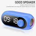 Miniatyrbild 4 av 5: Stötsäker trådlös Bluetooth-högtalar väckarklocka bra ljudkvalitet lång batteritid perfekt skrivbordskompanjon