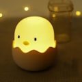 Miniatyrbillede 5 af 5: Led natlys kylling - silikone lampe til børn