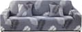 Sofaovertræk, strækbart sofaovertræk jacquard sofasikring (fjer, 1-personers sofaovertræk: 90-140 cm)（B）