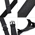 Miniatyrbillede 3 af 8: Fiske stang ramme, 2-bil lavet 7-ring nylon fiskestang rem