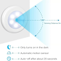 Pikkukuva 3 / 5: Led-yövalot 3 liiketunnistimella, yövalot, Led-sensorivalot, kaappi