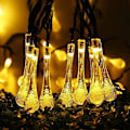 Miniatyrbild 3 av 5: 6,5 meter 30 LED solcells drivna utomhus LED ljusslingor 8 lägen dekorativa för trädgård uteplats hem