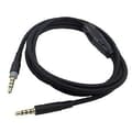 Kingston Hyperx Cloud Ii / Hyperx Cloud Alpha Hovedtelefon 3,5mm Lyd Stik Kabel Med Kontrol Sort