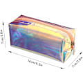 Miniatyrbild 2 av 5: 4 st Holografisk Makeup Väska Iridescent Kosmetisk Väska Kosmetisk Väska Bärbar Vattentät Toalettartiklar Väska för Kvinnor Flickor