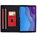 Miniatyrbild 2 av 5: Fodral med stativ för Lenovo Tab M10 (Gen 3) TB-328F, automatisk viloläge/väckningsfunktion, smart surfplattafodral med (stil E Lenovo Tab M10 (Gen 3), röd)