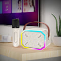 Miniatyrbild 4 av 5: Bluetooth-högtalare Trådlös mikrofon Hemmastereo Karaoke-maskin（En storlek，Vit）