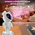 Miniatyrbillede 1 af 5: Astronaut Lys Projektor Bluetooth Musikhøjttaler Stjerneprojektor Galaxy Til Børn Astronaut Nebula Galaxy Projektor Natlys Børneværelse Dekoration Æstetik