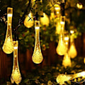 Miniatyrbillede 4 af 5: Julepynt Udendørs Havefest 30 Led Teardrop Solar Have Lanterne Streng