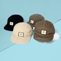 Miniatyrbilde 2 av 4: Snapback-hatter for menn og kvinner Justerbar brem Høy topp End Cap For Shopping Camping Walking(Flat Edge WILD-black)