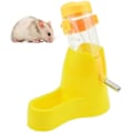 Miniatyrbild 1 av 5: 3-i-1 Hamsterhängande Vattenflaska Djur Automatisk Dispenser Med Bas För Dvärghamster Mus Råtta Igelkott