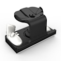 Miniatyrbild 4 av 5: För Quest3 VR Grip Laddningsbas 3 Headset Dazzle Färg Laddningshållare Laddare, Svart（Svart）