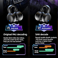 Pikkukuva 3 / 5: Tws Bluetooth 5.3 True Wireless Ear-clip -kuulokkeet, matalan latenssin pelikuulokkeet, Hifi-stereokuulokkeet, vedenpitävät urheilukuulokkeet, langattomat kuulokkeet