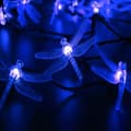 Solar lyskæde vandtæt udendørs fe-lys 22ft 30 krystal guldsmed LED'er til fester