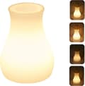 Natlampe vase, 3 farver justerbar, USB genopladelig, LED udskiftelig