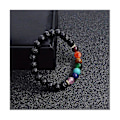 Miniatyrbild 2 av 5: Lava Pärlor Kit Lava Sten Rock Pärlor Chakra Pärlor Distanspärlor Eteriska Oljor Armband Halsband Je