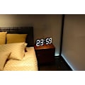 Miniatyrbillede 4 af 4: 3D digitalt vækkeur LED vægur med 3 justerbare lysstyrkeniveauer Snooze Dimmer Let at læse sort-blå