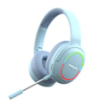 Miniatyrbilde 1 av 5: Over-Ear Bluetooth-hodetelefoner LED-belysning Foldbare trådløse øretelefoner Lav latens med mikrofon og pustelys (Stil 4)