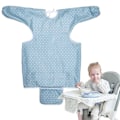 Miniatyrbild 1 av 5: Bibs Flicka Pojke Småbarn Matning Vattentät Långärmad för Bebisar Smock Hela Bib, 6-36 Månader