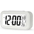 Digitalt vækkeur Smart sengelampe med temperatur snooze LCD