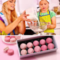 Miniatyrbild 4 av 6: Bakmattor i silikon för macarons - 23-delars non-stick bakmattor för macarons, kakor, bröd