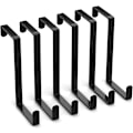 Miniatyrbillede 1 af 5: Over The Door Hooks 10 Pack, Z-formet dørhængerkrog passer til 1 3\\\\/8\\\201d