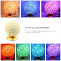 Miniatyrbilde 4 av 5: Lampe for soverom, nattlys for barn - Rattan Ball Light LED Rattan Ball Lampe Dimbar LED Projektor Nattlamper med fjernkontroll, Bluetooth-høyttaler
