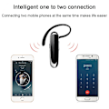 Pikkukuva 4 / 5: Bluetooth-kuuloke V5.0 Langaton handsfree-kuuloke mikrofonilla 24 tunnin ajokuuloke 60 päivän valmiusaika（Musta）